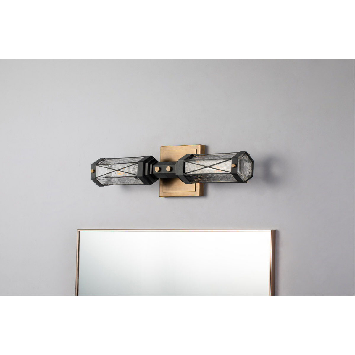 Abbey 2 Light 6 inch Weather Zinc+ ATB Bath Light Wall Light